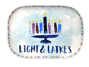 Glenview Hanukkah Light & Latkes Platter
