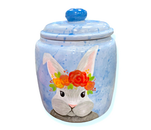 Glenview Watercolor Bunny Jar