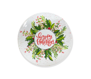 Glenview Holiday Wreath Plate