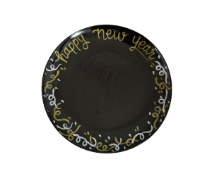 Glenview New Year Confetti Plate