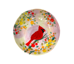 Glenview Cardinal Plate