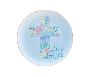 Glenview Floral Cross Plate