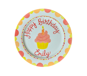 Glenview Birthday Cupcake Plate