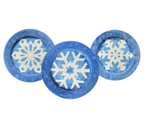 Glenview Paper Snowflake Plate